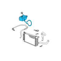 OEM 1999 GMC C3500 Reservoir Diagram - 15156662