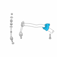 OEM 2017 Ram 3500 Sway Bar Bracket Diagram - 68209833AA