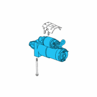 OEM 2004 GMC Savana 2500 Starter Diagram - 89017441