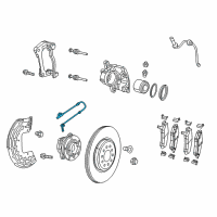 OEM Chrysler 200 Sensor-Wheel Speed Diagram - 68160057AC