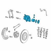 OEM 2019 Jeep Cherokee CALIPER-Disc Brake Diagram - 68225168AD