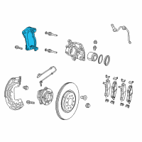 OEM 2017 Chrysler 200 Adapter-Disc Brake CALIPER Diagram - 68225167AE