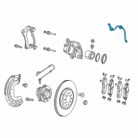 OEM 2014 Dodge Dart Line-Brake Diagram - 68213497AC