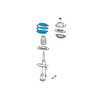 OEM 2008 Chrysler Pacifica Front Coil Springs Diagram - 4862005AB