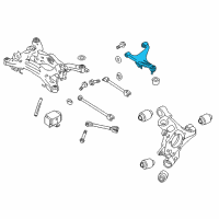 OEM 2016 Infiniti Q70L Rear Right Upper Suspension Arm Assembly Diagram - 55501-1MA0C