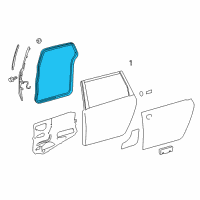 OEM 2015 Toyota Sienna Surround Weatherstrip Diagram - 67871-08030-B1