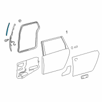 OEM 2013 Toyota Sienna Weatherstrip Diagram - 67865-08010