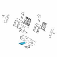 OEM 2012 Kia Optima Heater-Rear Seat Cushion Diagram - 891902T521