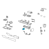 OEM 2012 Chevrolet Camaro Module Asm-Multi Media Player Interface Diagram - 23340430
