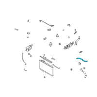 OEM Hyundai Santa Fe Hose-Radiator, Upper Diagram - 25411-2B200