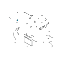 OEM Kia Rio Cap-Radiator Reservoir Diagram - 2544126100