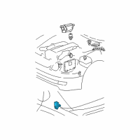 OEM Lexus GS430 Computer Assy, Fuel Pump Control Diagram - 89570-30180