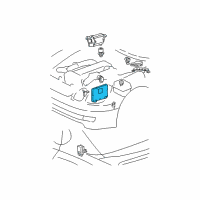 OEM 2005 Lexus GS300 Engine Control Computer Diagram - 89661-3F340