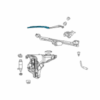 OEM Chrysler LHS Blade-WIPER Diagram - 1AMWC022AA
