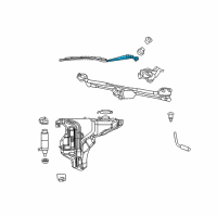 OEM 2009 Dodge Challenger Arm-Front WIPER Diagram - 68044161AB