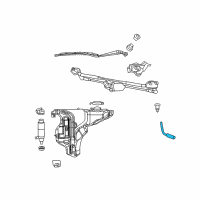 OEM Dodge Hose-Windshield Washer Diagram - 5182508AB