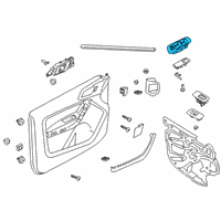 OEM 2020 Ford Ranger Window Switch Diagram - KB3Z-14529-BA