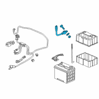 OEM Honda Cable, Ground Diagram - 32600-SZA-A00