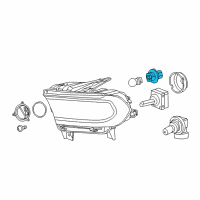 OEM 2014 Dodge Durango Socket-HEADLAMP Diagram - 68224603AA