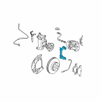 OEM 2006 BMW 750Li Calliper Carrier Diagram - 34-11-6-753-671