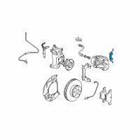 OEM BMW M6 Clip Diagram - 34-11-2-283-167