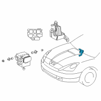 OEM 2002 Toyota Celica Computer Assy, Skid Control Diagram - 89540-20462