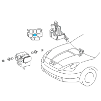 OEM Toyota Relay, Skid Control Diagram - 88263-32080