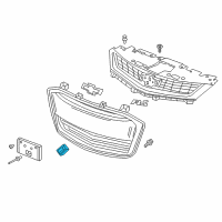 OEM GMC Acadia AC Temperature Sensor Diagram - 25775833