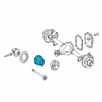 OEM 2009 Dodge Sprinter 2500 Rear Wheel Hub Diagram - 68026068AC