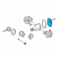 OEM 2009 Dodge Sprinter 3500 Cover-Differential Diagram - 68025233AA