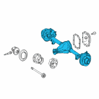 OEM 2007 Dodge Sprinter 3500 Axle-Service Rear Diagram - 4862649AB