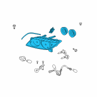 OEM Scion Composite Headlamp Diagram - 81130-21130