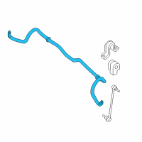 OEM 2017 Nissan Rogue Stabilizer-Front Diagram - 54611-4BA1A