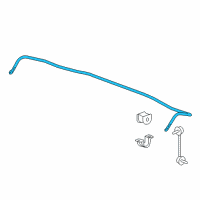 OEM 2014 Honda Accord Spring, Stabilizer Rear 1 Diagram - 52300-T2G-A52