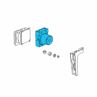 Genuine Chevrolet Corvette Modulator diagram