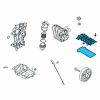 OEM Hyundai Santa Fe Oil Filter Service Kit Diagram - 26350-2M000