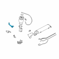 OEM BMW X5 Bracket, Level Sensor, Left Diagram - 31-12-1-096-569