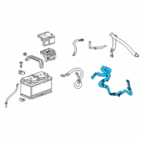 OEM 2019 Buick LaCrosse Positive Cable Diagram - 26237330