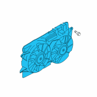 OEM 2016 Ford Mustang Fan Module Diagram - FR3Z-8C607-A