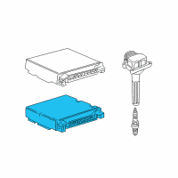 OEM BMW Engine Control Module Diagram - 12-14-7-837-951