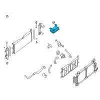 OEM Nissan Tank Assy-Radiator Reservoir Diagram - 21710-3NF0A