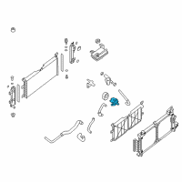 OEM Nissan Motor Assy-Water Pump Diagram - 21581-3NF0A