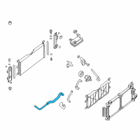 OEM Nissan Leaf Hose-Radiator, Lower Diagram - 21503-3NF0A