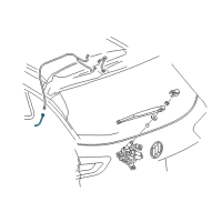 OEM 2019 Buick Regal TourX Washer Hose Diagram - 39115568