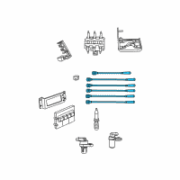OEM Dodge Caravan Cable Pkg-Ignition Diagram - 5019593AA
