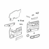 OEM 1998 GMC C2500 Suburban Switch, Outside Remote Control Rear View Mirror Diagram - 15009690