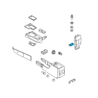 OEM Lincoln MKZ Latch Diagram - 6H6Z-54061A34-AA