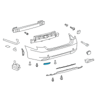 OEM 2013 Lexus LS600h Reflector Assembly, Reflex Diagram - 81920-50010