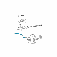 OEM 2000 Hyundai Sonata Hose-Brake Booster Vacuum Diagram - 59130-38008