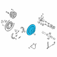 OEM 2016 Kia Sorento Disc Assembly-Rear Brake Diagram - 58411C6000